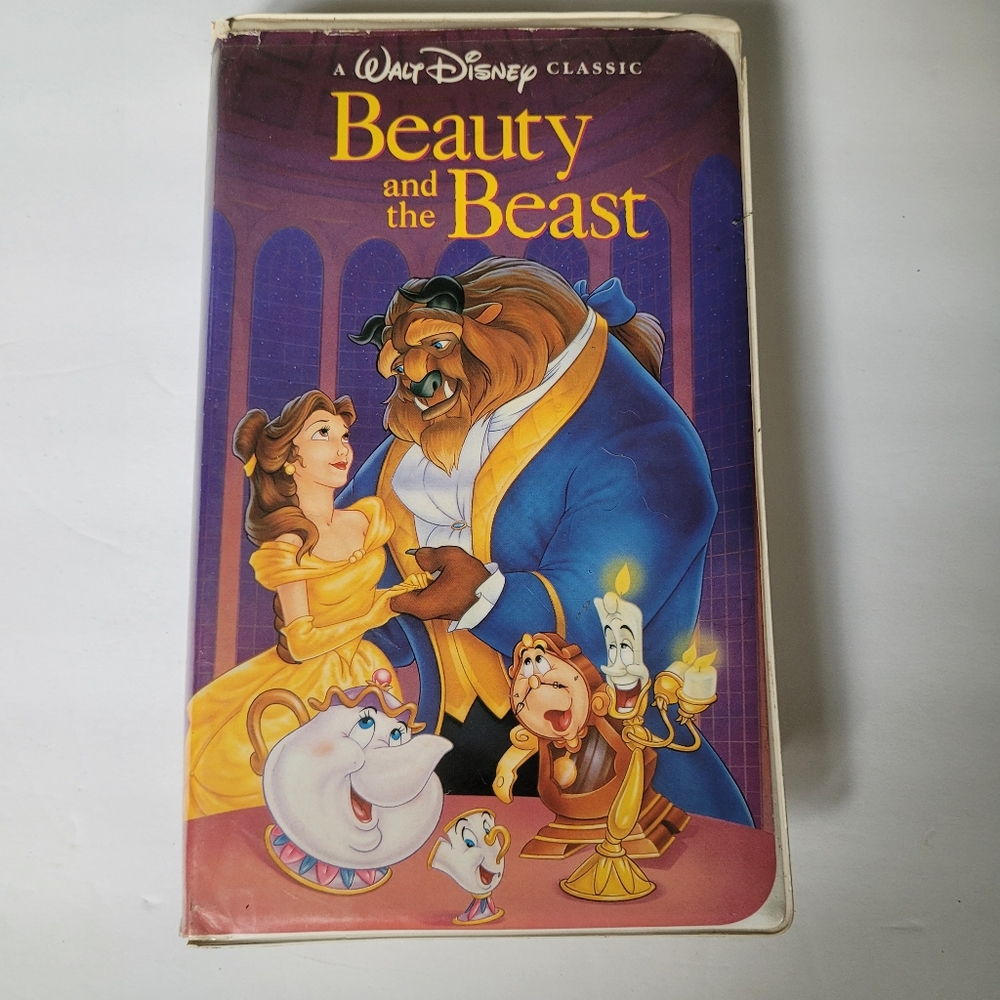 RARE Beauty and the Beast Black Diamond Edition VHS Tape